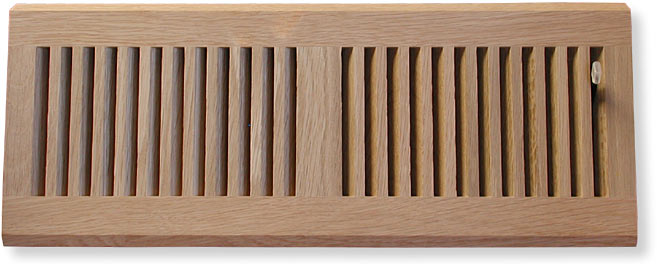 front view of wood basevent