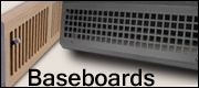 baseboard heat registers and air returns